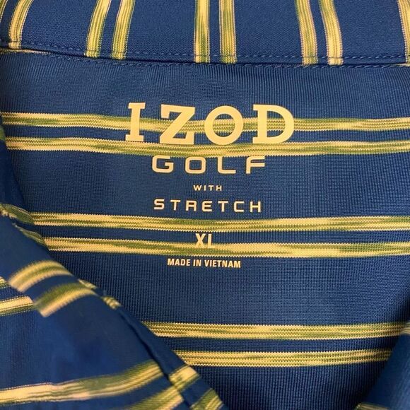 Izod Golf Swing Flex Striped Polo - Picture 8 of 11